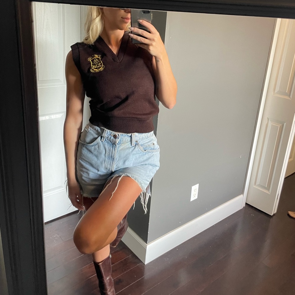 Vintage school vest